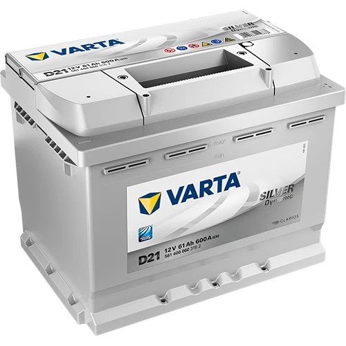 Аккумулятор легковой Varta Silver Dynamic D21 61 а/ч 600А Обратная полярность