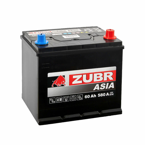 Аккумулятор ZUBR Ultra Asia (60 Ач, 12 V) Обратная, R+ D23