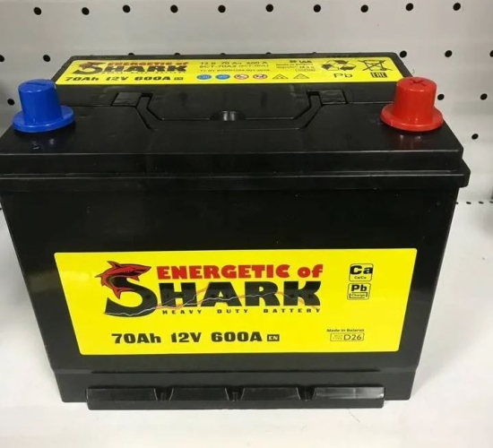 Аккумулятор Energetic Shark 70Ah Asia D26