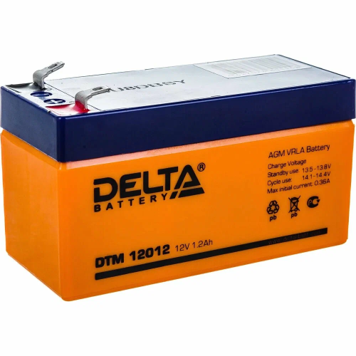 Аккумуляторная батарея 1.2 Ah (12A) Delta