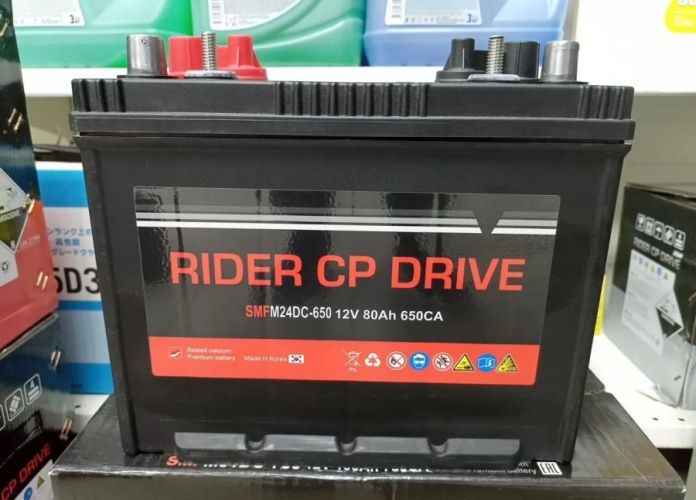 Аккумулятор rider starting & cycling, 80 Ah