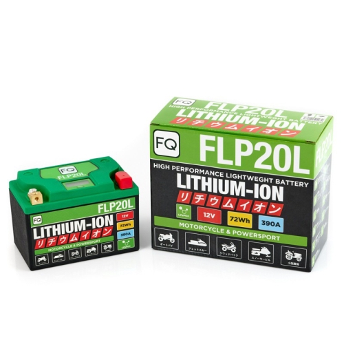Батарея аккумуляторная FQ FLP20L 20А/ч 390А 12В обратная полярн. болтовые мото клеммы