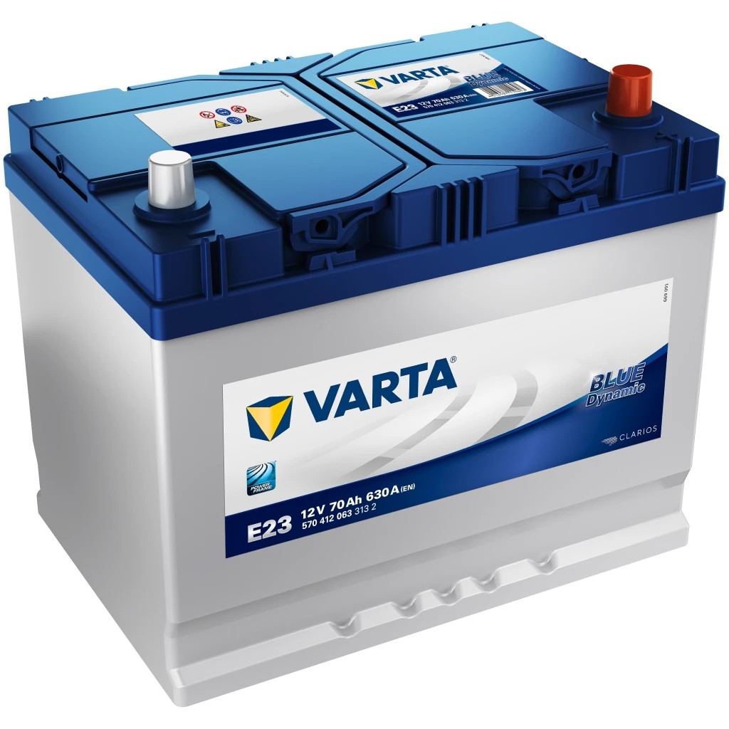 Аккумулятор легковой Varta Blue Dynamic E23 70 а/ч 630А Обратная полярность