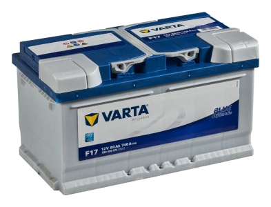 Аккумулятор легковой Varta Blue Dynamic F17 80 а/ч 740А Обратная полярность