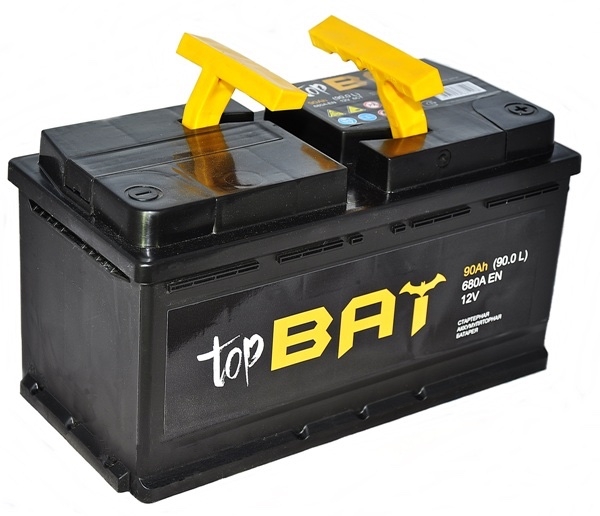 Батарея аккумуляторная topBAT 4607008887280 90А/ч 680А обратная полярн. стандартные (Европа) клеммы