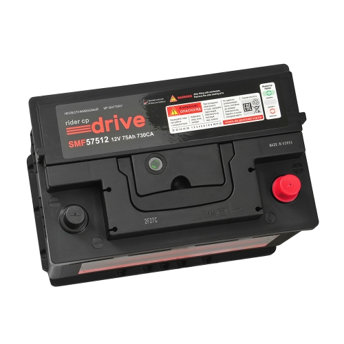 Аккумулятор RDRIVE 75 Ач 730А О/П 57512