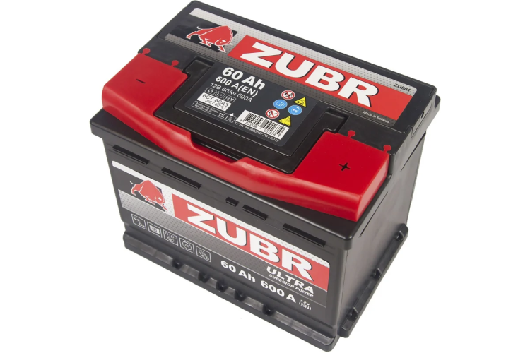 Аккумуляторная батарея ZUBR ULTRA 60 Ah ПП