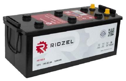 Батарея аккумуляторная RIDZEL AB1904 190А/ч 1350А прямая полярн. стандартные (Европа) клеммы