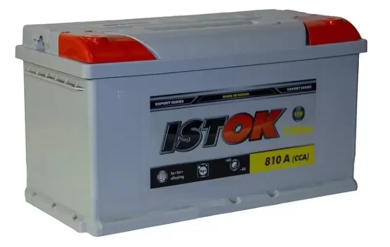 АККУМУЛЯТОР АВТОМОБИЛЬНЫЙ ИСТОК 100AH 810A ПП (353Х175Х190) L5