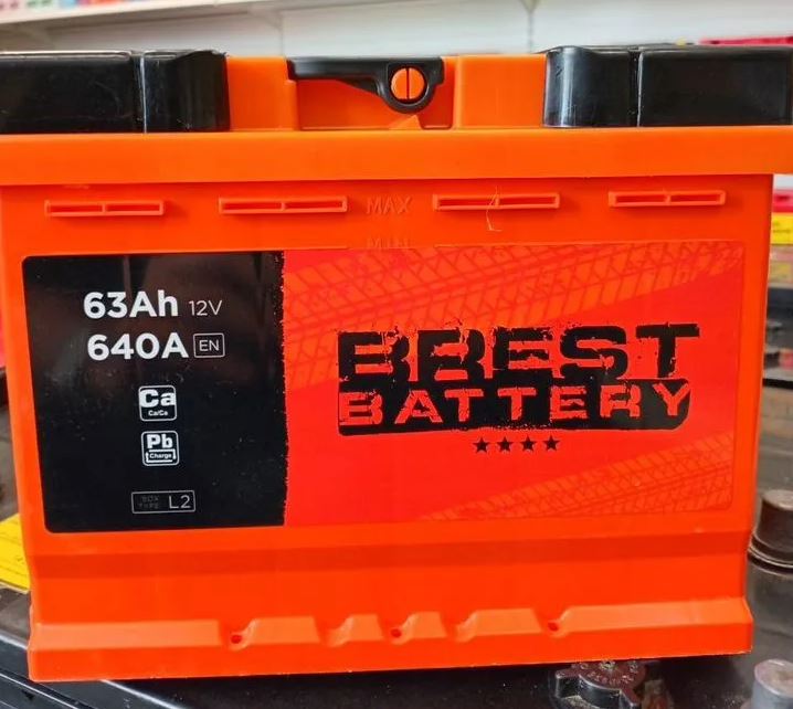 Аккумулятор, BREST Battery,  63 Ah, прямая полярность