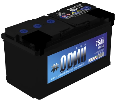 Аккумулятор ОДИН 75R обр. пол. 600A 278x175x190