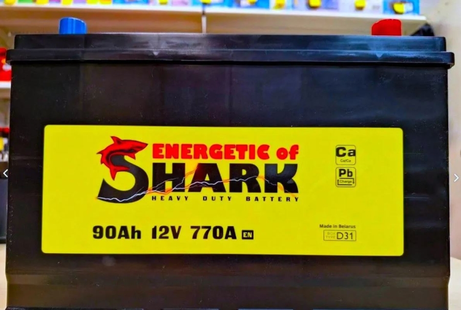 Аккумулятор автомобильный Shark Asia 90Ah(zubr)