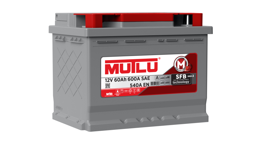 Аккумулятор MUTLU SFB 60 А/ч 560 138 052 Прямая L+ EN 540A (242x175x190) L2.60.054.B
