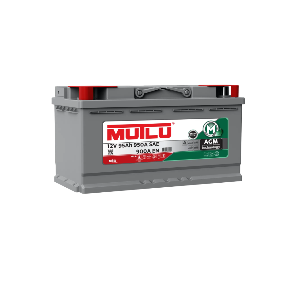 Аккумулятор MUTLU AGM L5 95 Ач ОБР 353x175x190 EN950.