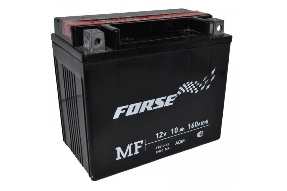 Батарея аккумуляторная FORSE YTX12BS 10 Ah