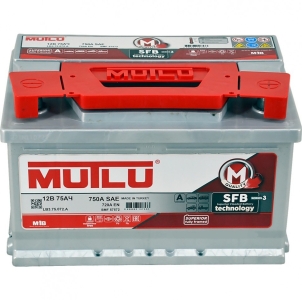 Аккумулятор легковой Mutlu SFB 3 75 а/ч 720А Обратная полярность LB3